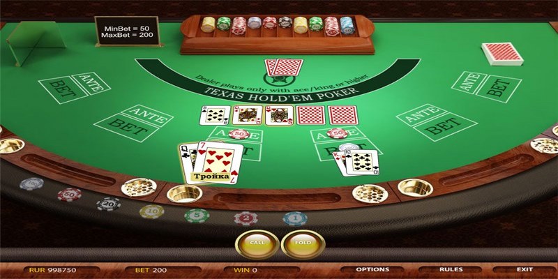 Các vòng cược Poker tại nhà cái ABC88